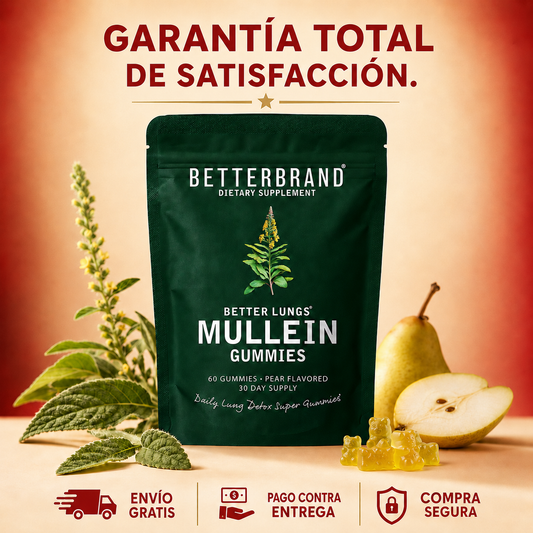 Respira libre otra vez — Gomitas de Gordolobo que limpian tus pulmones