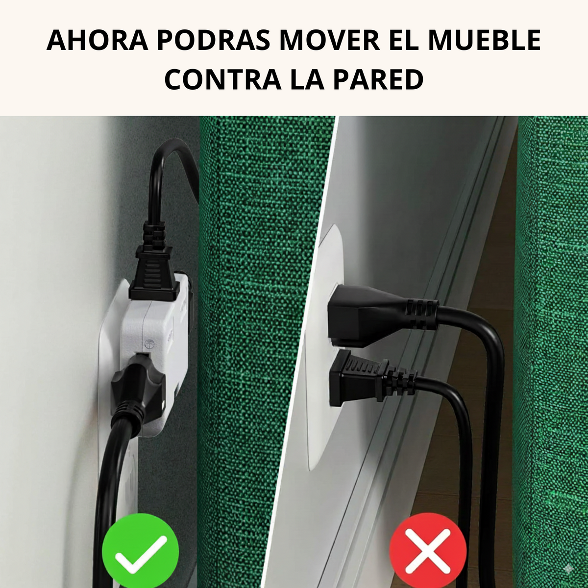 3 Enchufe Múltiple Plano + 2 GRATIS DE REGALO - EasyLink™